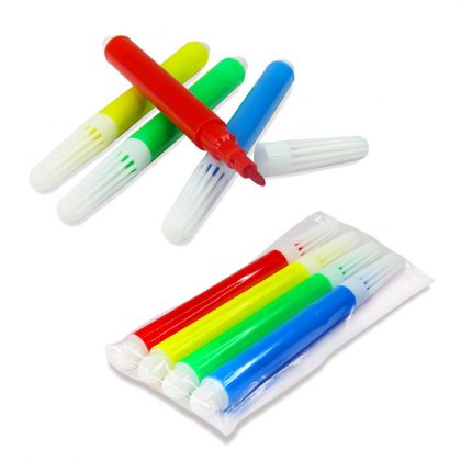 OF-573-1 Set de 4 mini Marcadores Tinta Lavable