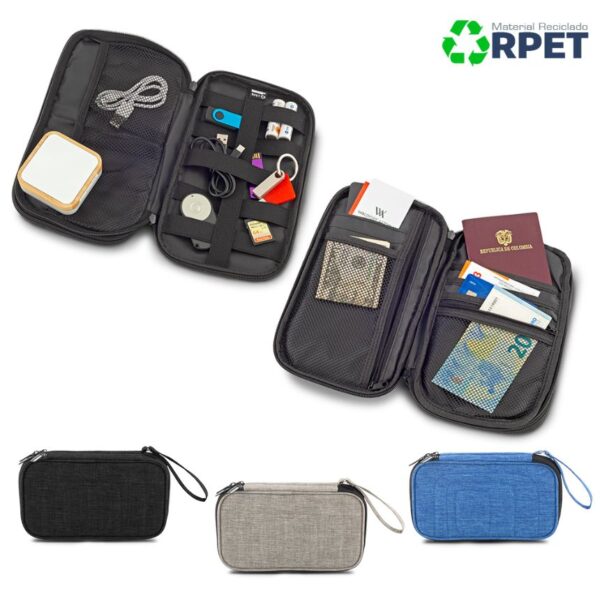 VA-1034 Portadocumentos de Viaje y de Cables RPET