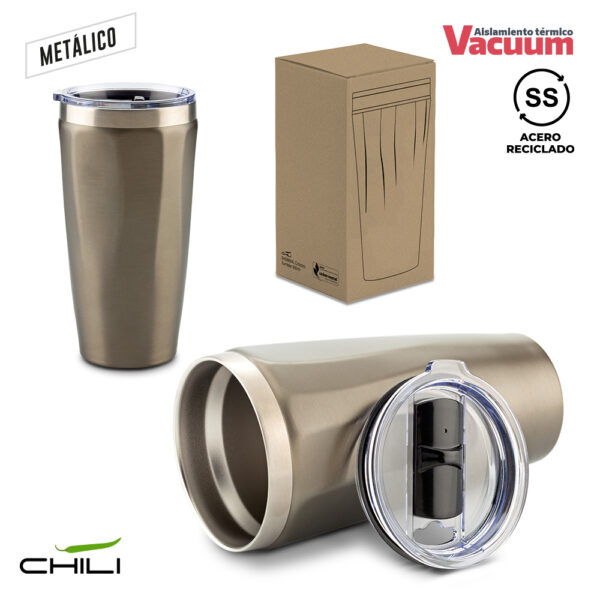 MU-356 Mug Metálico Calypso Chili 500ml