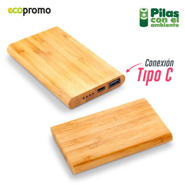 TE-363-1 Pila Recargable en Bamboo Nipax 5000mAh II
