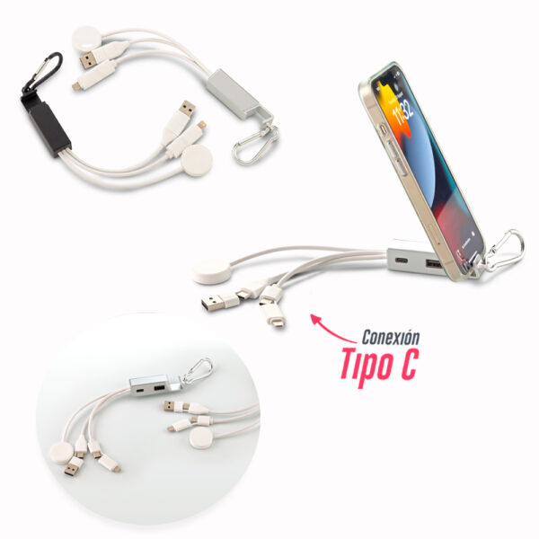 TE-617 Cable Multicargador Steffen