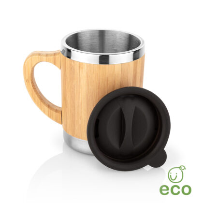 BE0371 Mug Bambú 300 ml / 10 Oz
