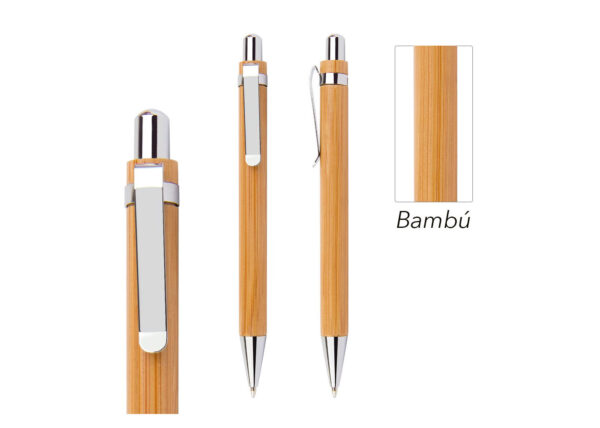 ES0013 Bolígrafo Lagos Bambú