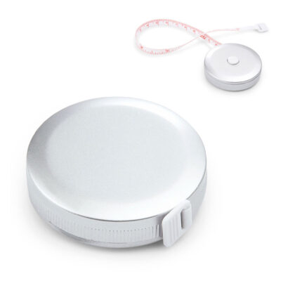 HE0080 Cinta Métrica Round Plata