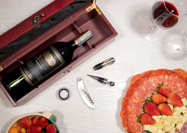 HO0075 Caja de Vino Para Una Botella - Imagen 2