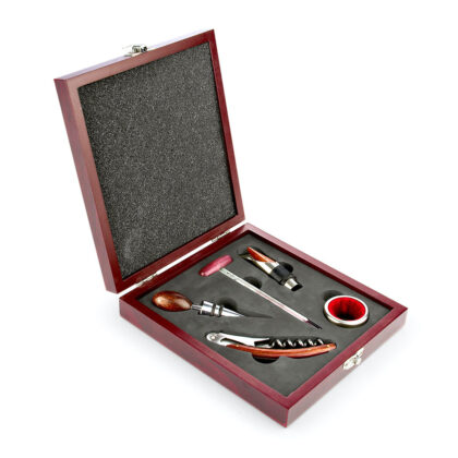 HO0109 Caja de Madera 5 Accesorios