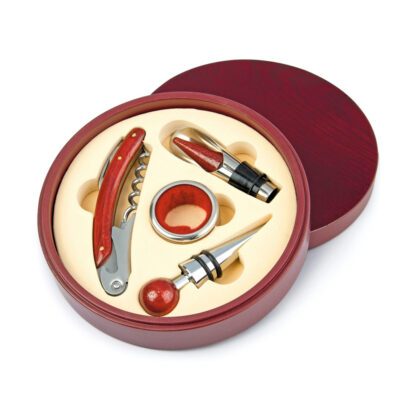 HO0110 Caja Circular de Madera