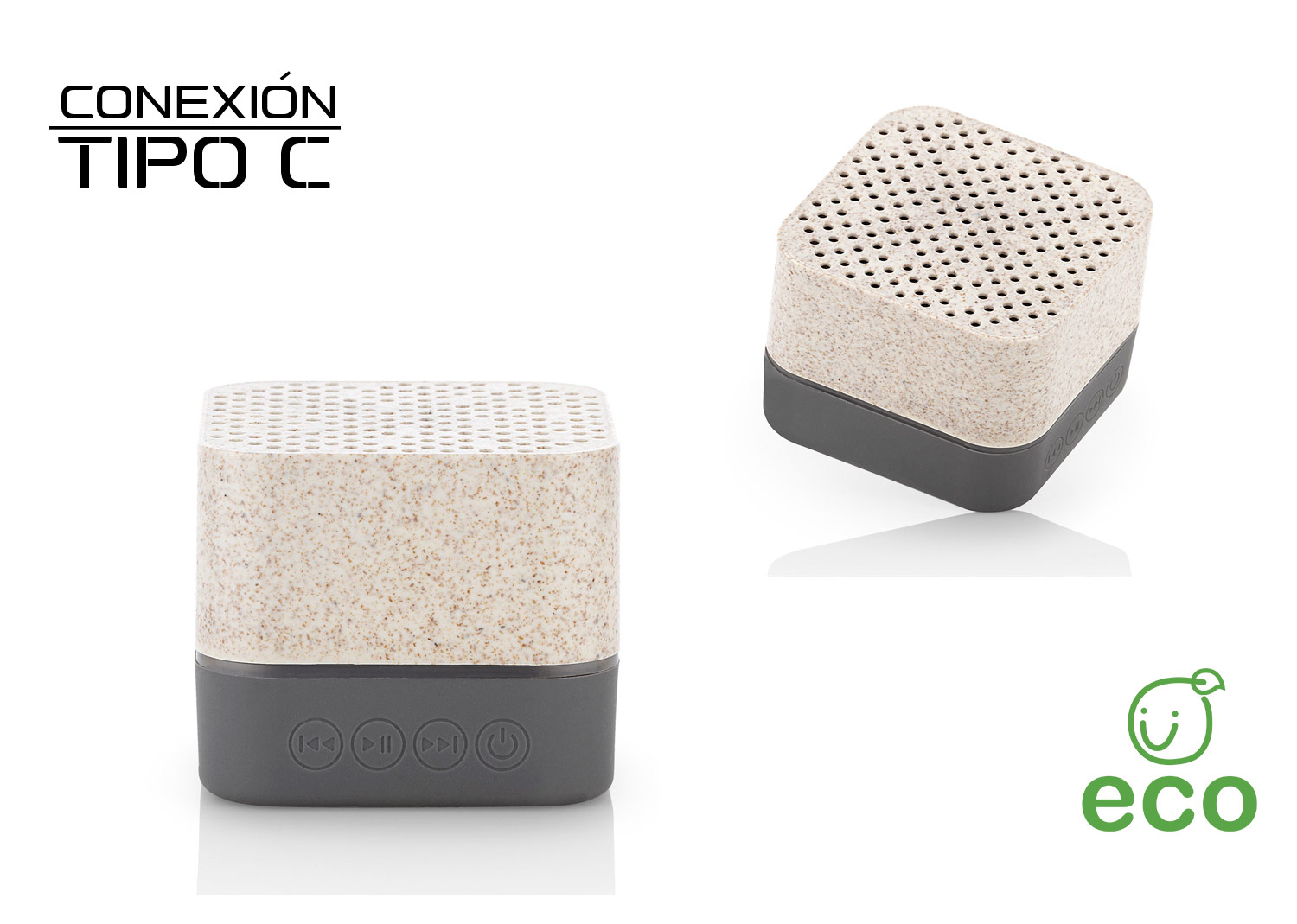 TE0648 Altavoz Cream - Imagen 3