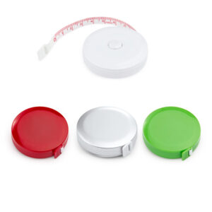 HE0080 Cinta Métrica Round Plata
