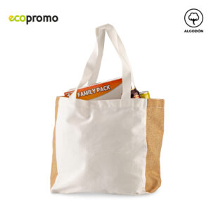 VA-1226 BOLSA EN ALGODÓN Y YUTE