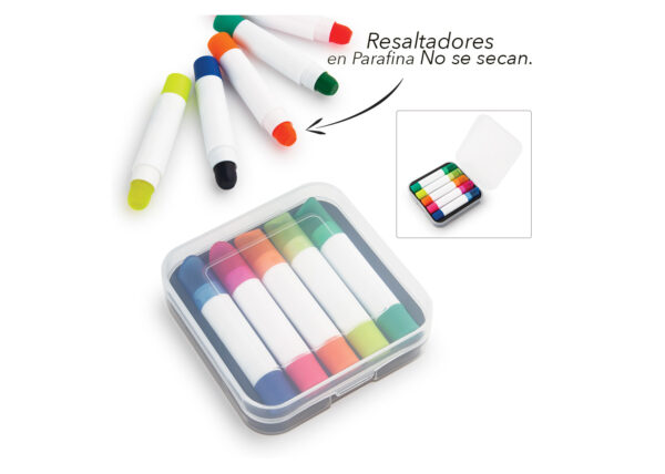 ES0567 Set Resaltadores Wax 5