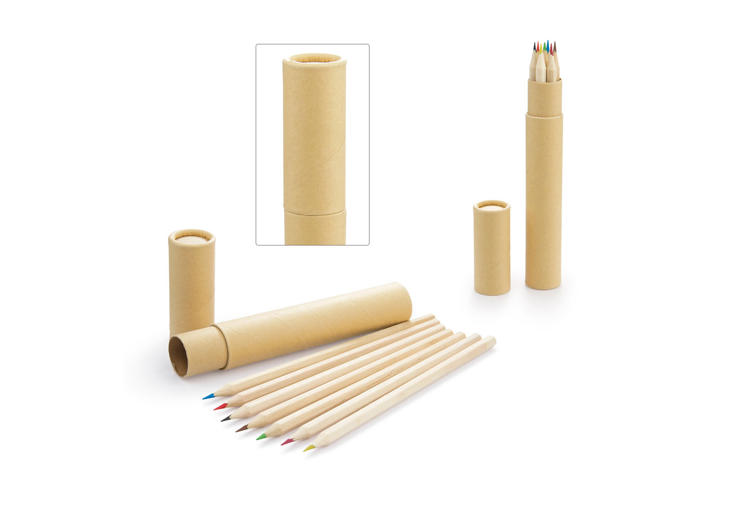 ES0671 Set 7 Colores Tube