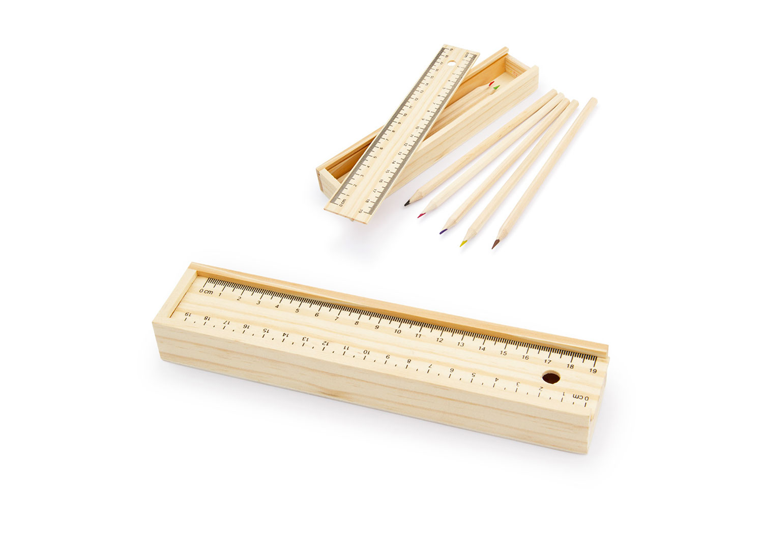 ES0672 Set 8 Colores Wood