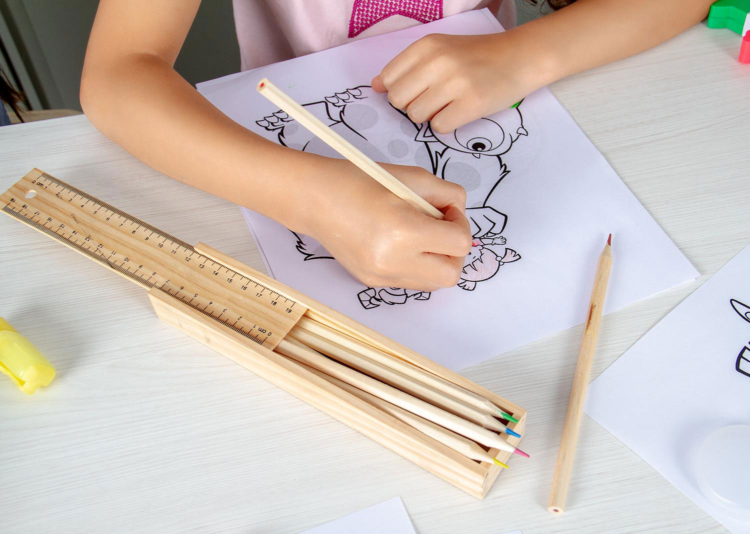 ES0672 Set 8 Colores Wood - Imagen 2