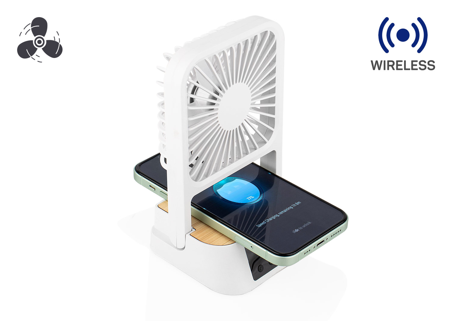 TE0719 Ventilador-Cargador Wind - Imagen 3