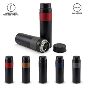 MU-458 Botilito Metálico Concord Negro 550ml NUEVO