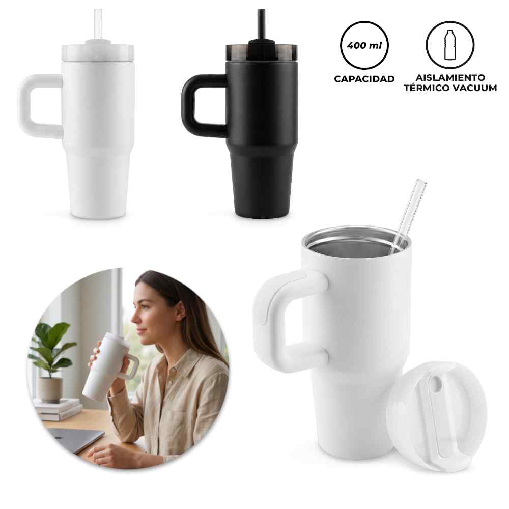 MU-459 Mug Metálico Mini Chester 400 ml NUEVO