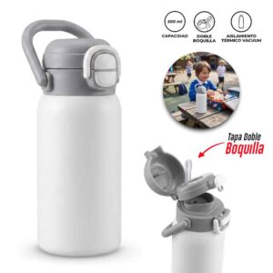 MU-466 MINI BOTILITO METALICO KIDZ 500ml