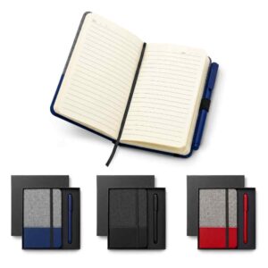 OF-722 SET DE LIBRETA CON BOLIGRAFO QUARK