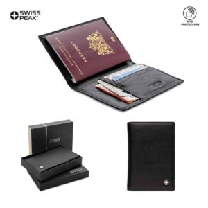 VA-1258 PORTAPASAPORTE BOOK SWISS PEAK