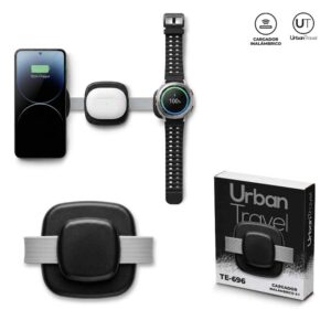 TE-696 CARGADOR INALAMBRICO 3-1 URBAN TRAVEL