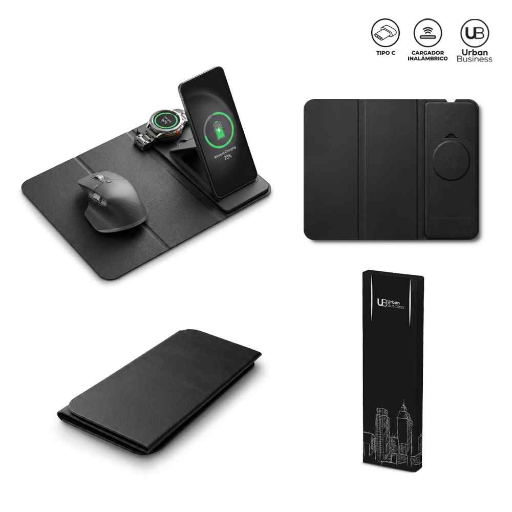 TE-710 MOUSE PAD CON CARGADOR INALAMBRICO DRUS